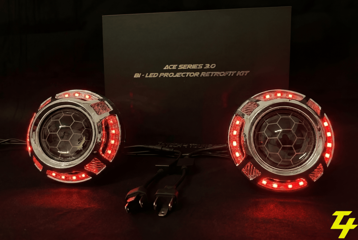 DIY Projector Retrofit Kit - Panamera T4T3 - Tech4tourers