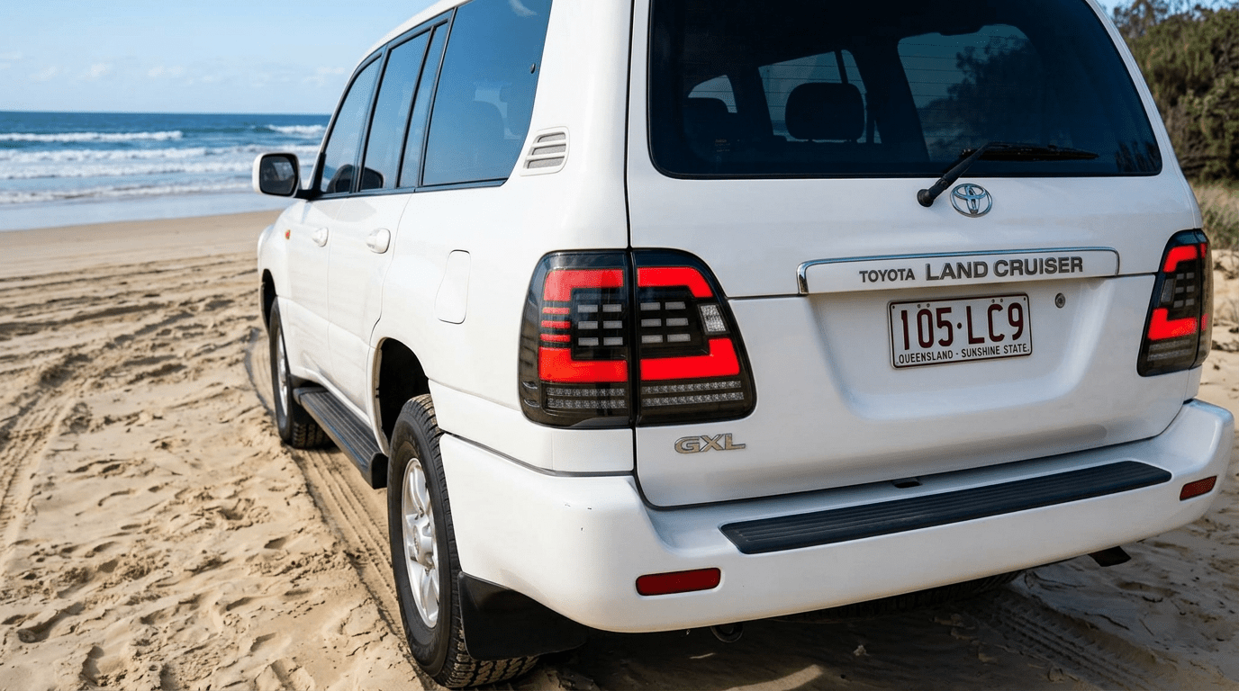 LED Tail Lights suitable for use with Toyota LandCruiser 100/105 Series 1998 - 2007 - Tech4tourers