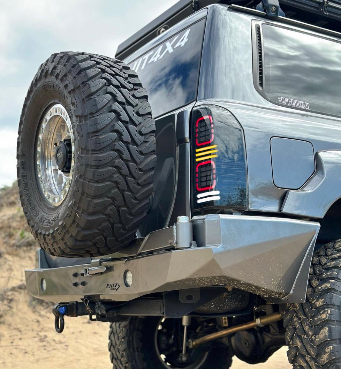 Nissan Gu Patrol Series 4 LED Tail Lights with T4T Plug & Play Harness - Tech4tourers