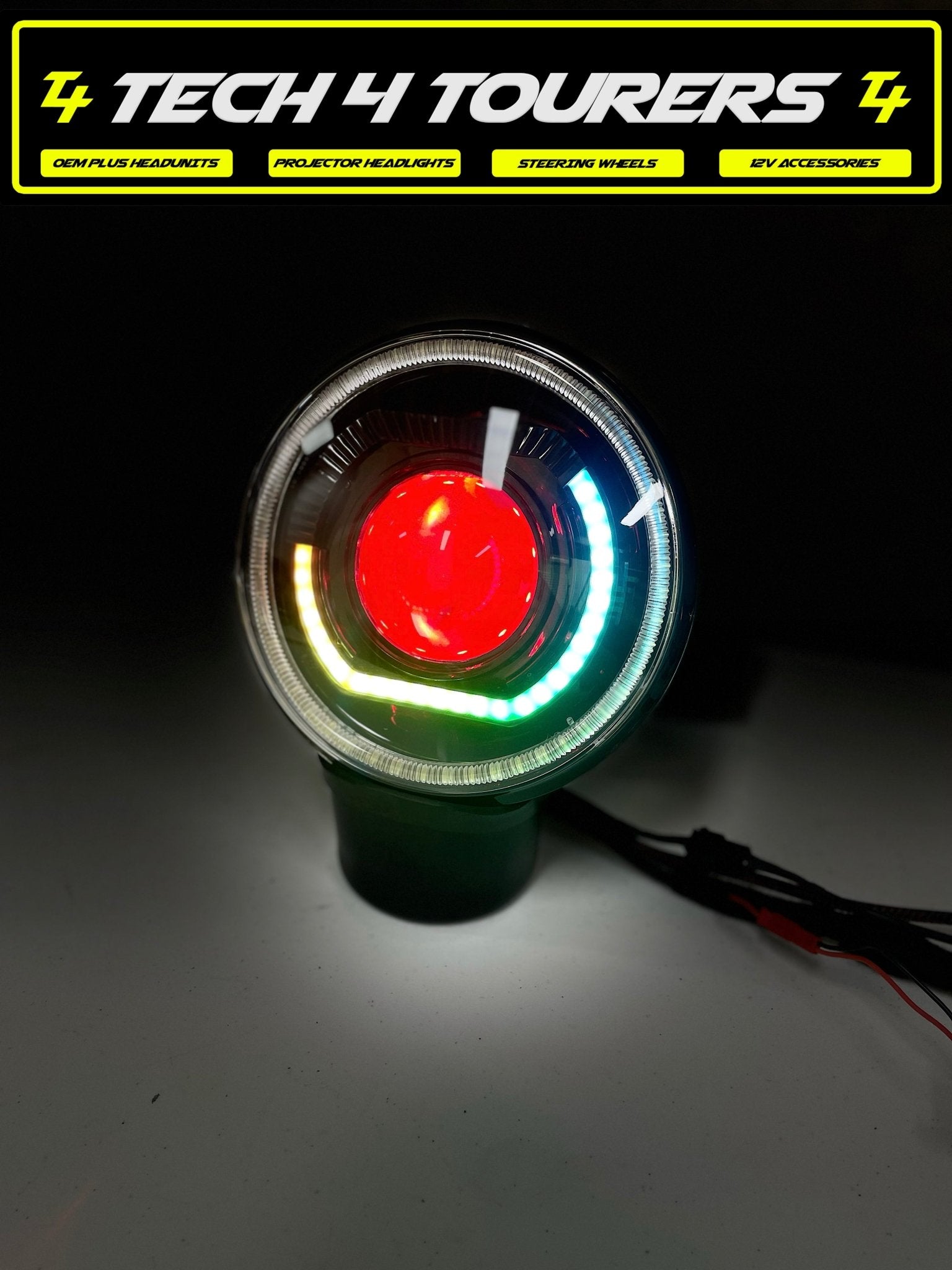 7 Inch Custom/Projector Headlights - Tech4tourers