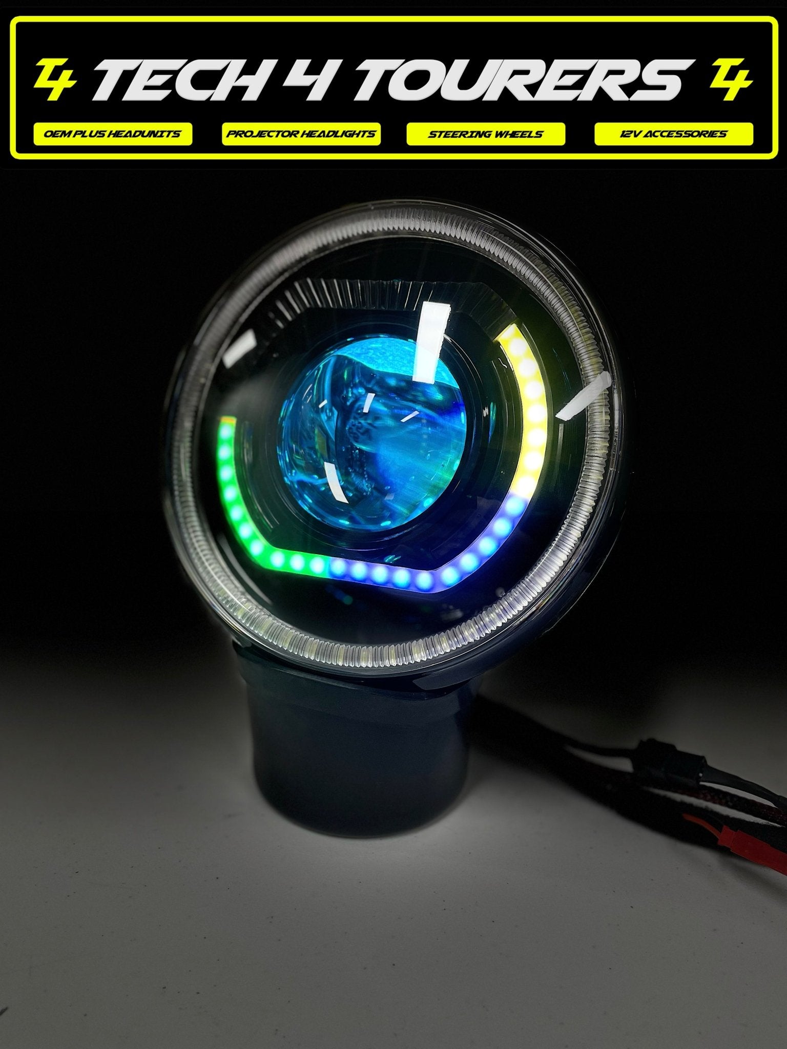 7 Inch Custom/Projector Headlights - Tech4tourers