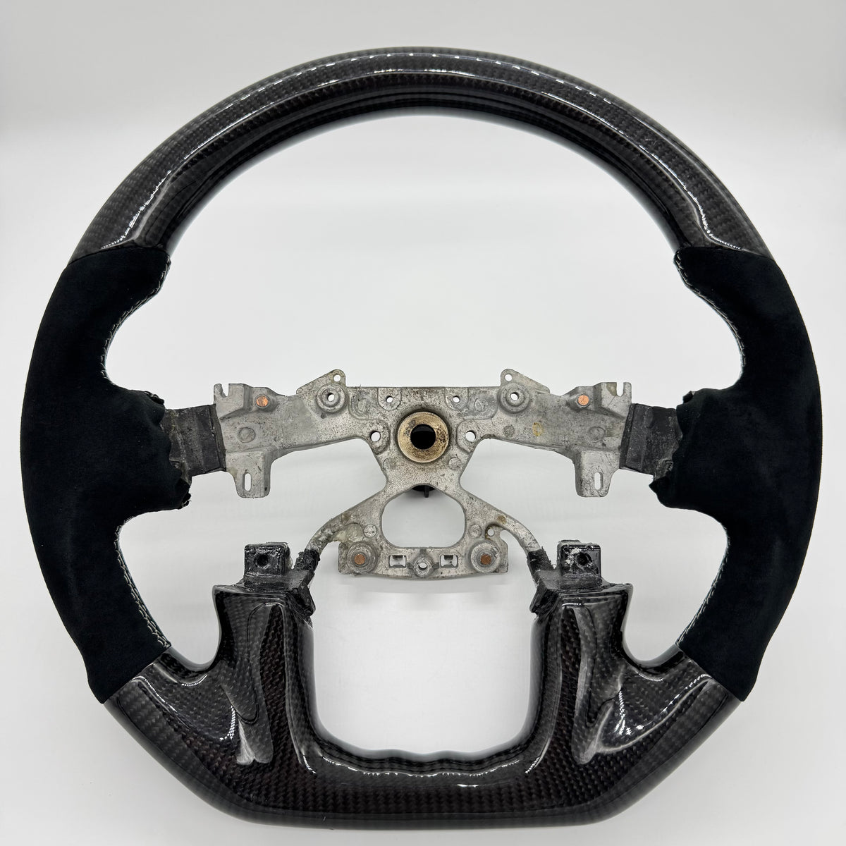 Nissan Patrol Y62 2012-2026 Steering Wheel Carbon Fiber + Alcantara - *Clearance*