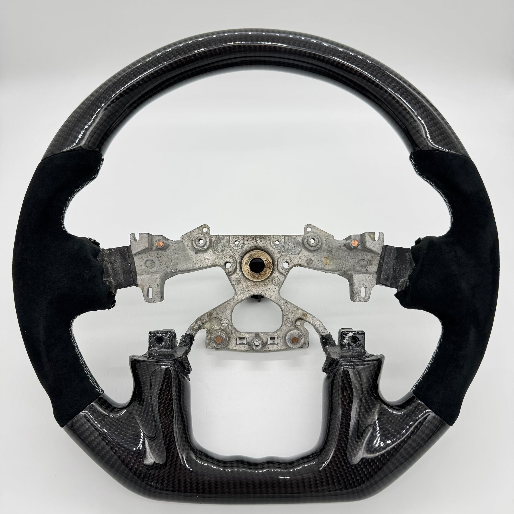 Nissan Patrol Y62 2012-2026 Steering Wheel Carbon Fiber + Alcantara - *Clearance*