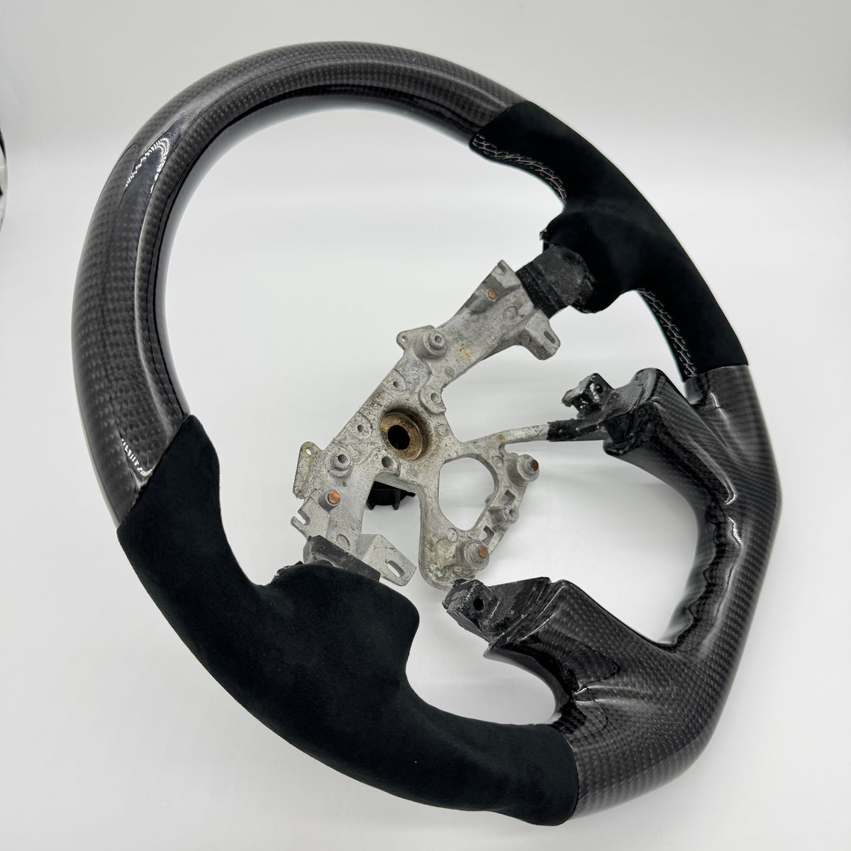 Nissan Patrol Y62 2012-2026 Steering Wheel Carbon Fiber + Alcantara - *Clearance*