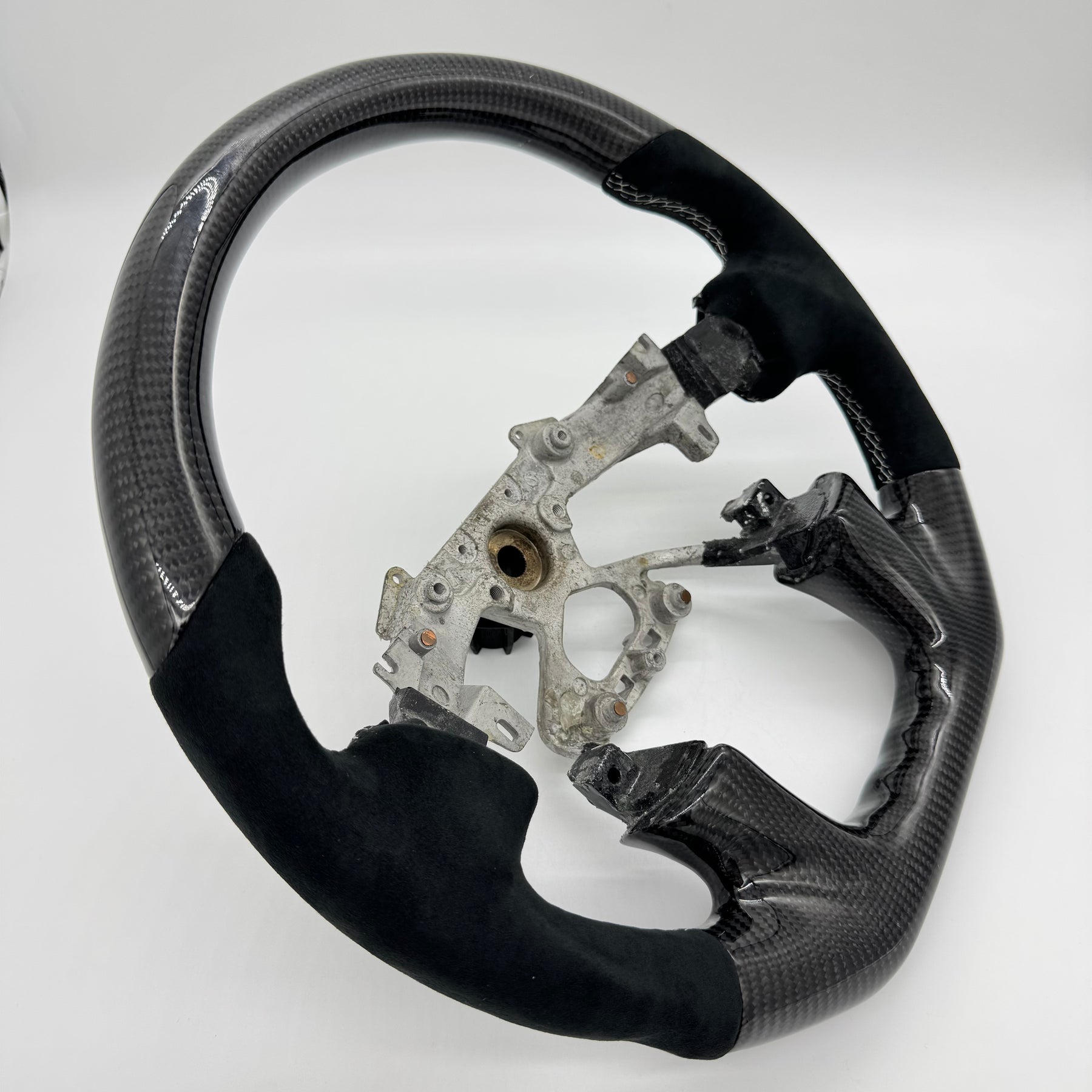 Nissan Patrol Y62 2012-2026 Steering Wheel Carbon Fiber + Alcantara - *Clearance*