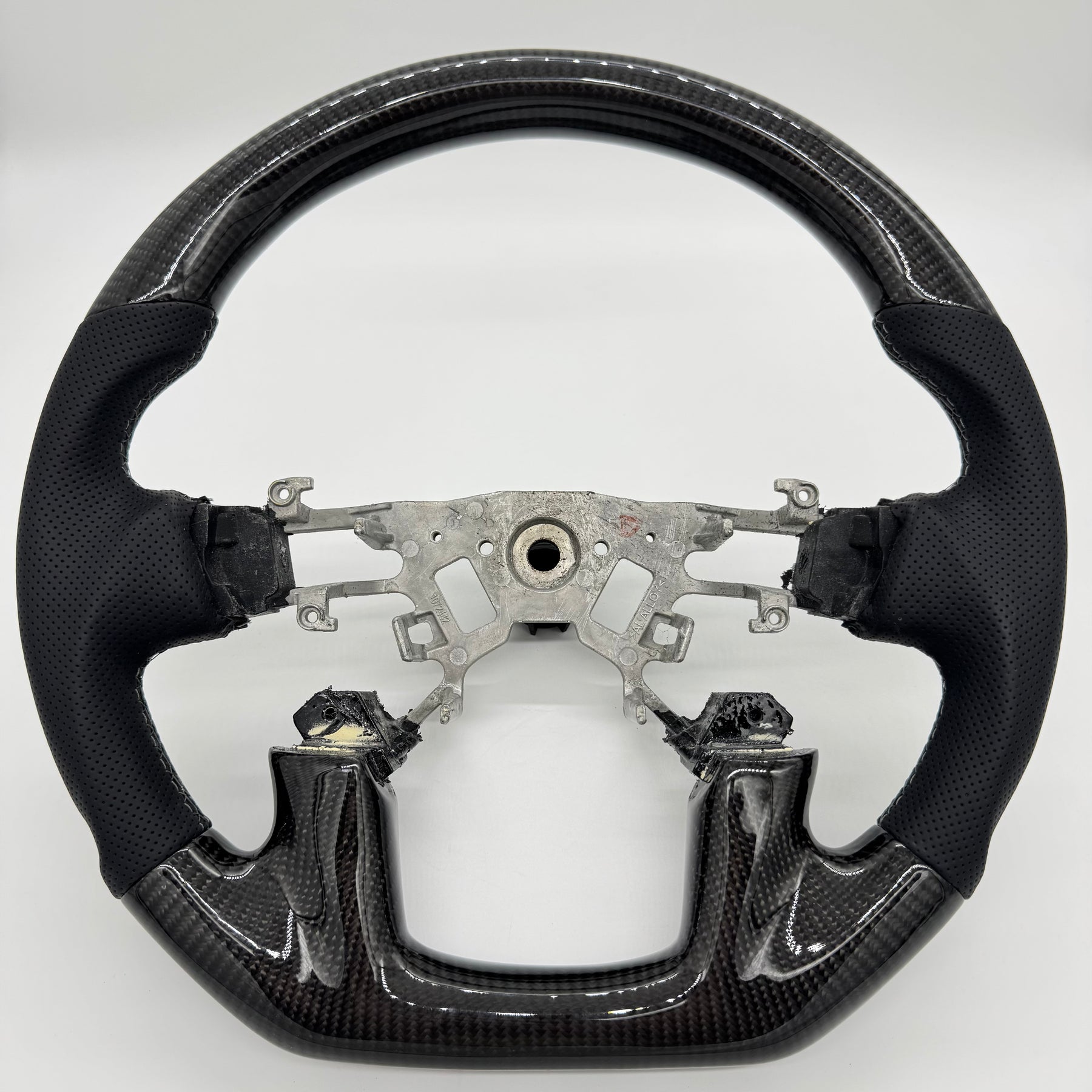 Nissan Patrol Y62 2012-2018 Steering Wheel - Carbon Fiber & Perforated leather *Clearance*