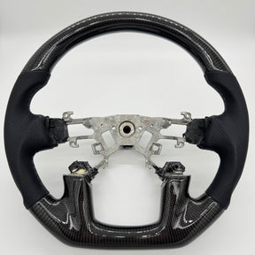 Nissan Patrol Y62 2012-2018 Steering Wheel - Carbon Fiber & Perforated leather *Clearance*