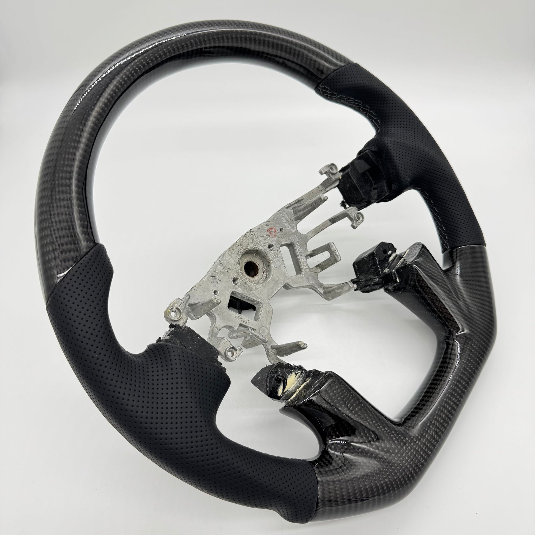 Nissan Patrol Y62 2012-2018 Steering Wheel - Carbon Fiber & Perforated leather *Clearance*