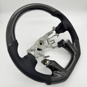 Nissan Patrol Y62 2012-2018 Steering Wheel - Carbon Fiber & Perforated leather *Clearance*