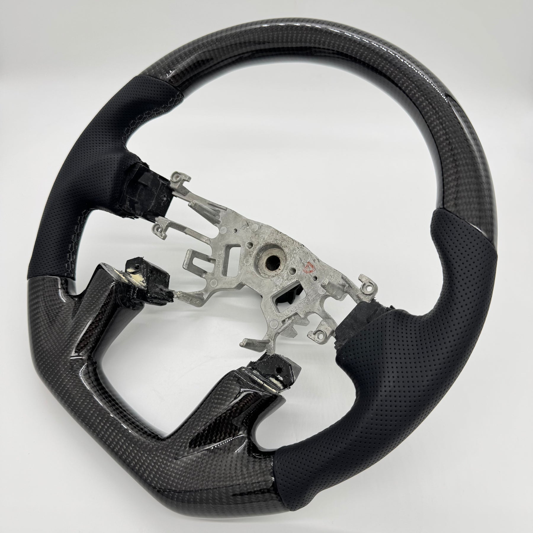 Nissan Patrol Y62 2012-2018 Steering Wheel - Carbon Fiber & Perforated leather *Clearance*