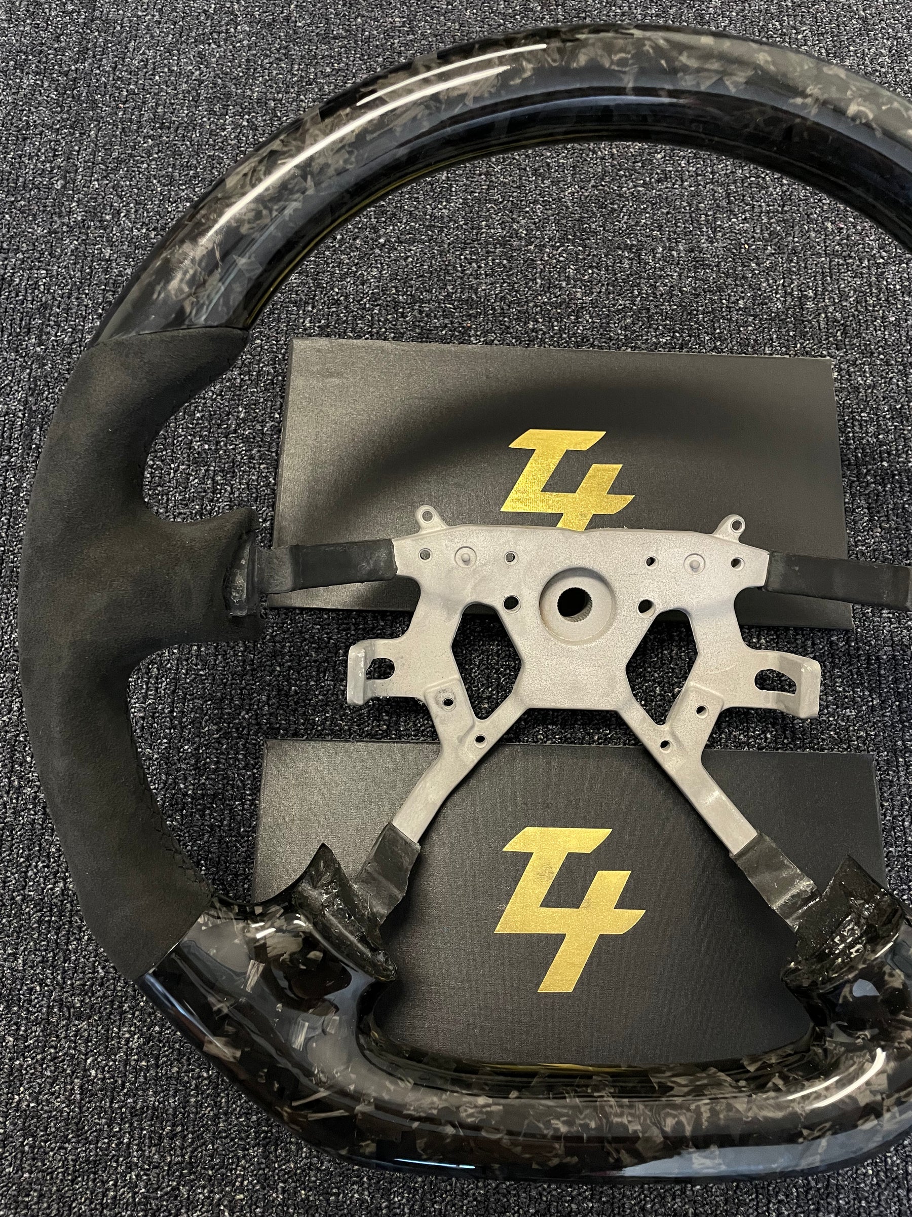 Nissan Patrol Gu Y61 Premium Steering Wheel GENUINE CARBON