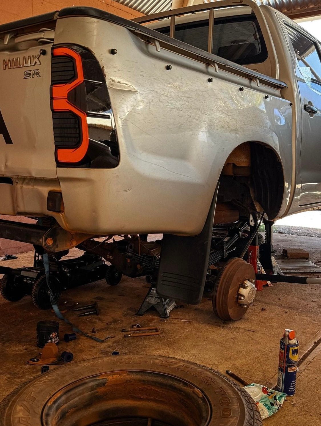 LED Tail Lights - Sequential Indicator + Start up automation suitable for use with Toyota Hilux N70 - Tech4tourers