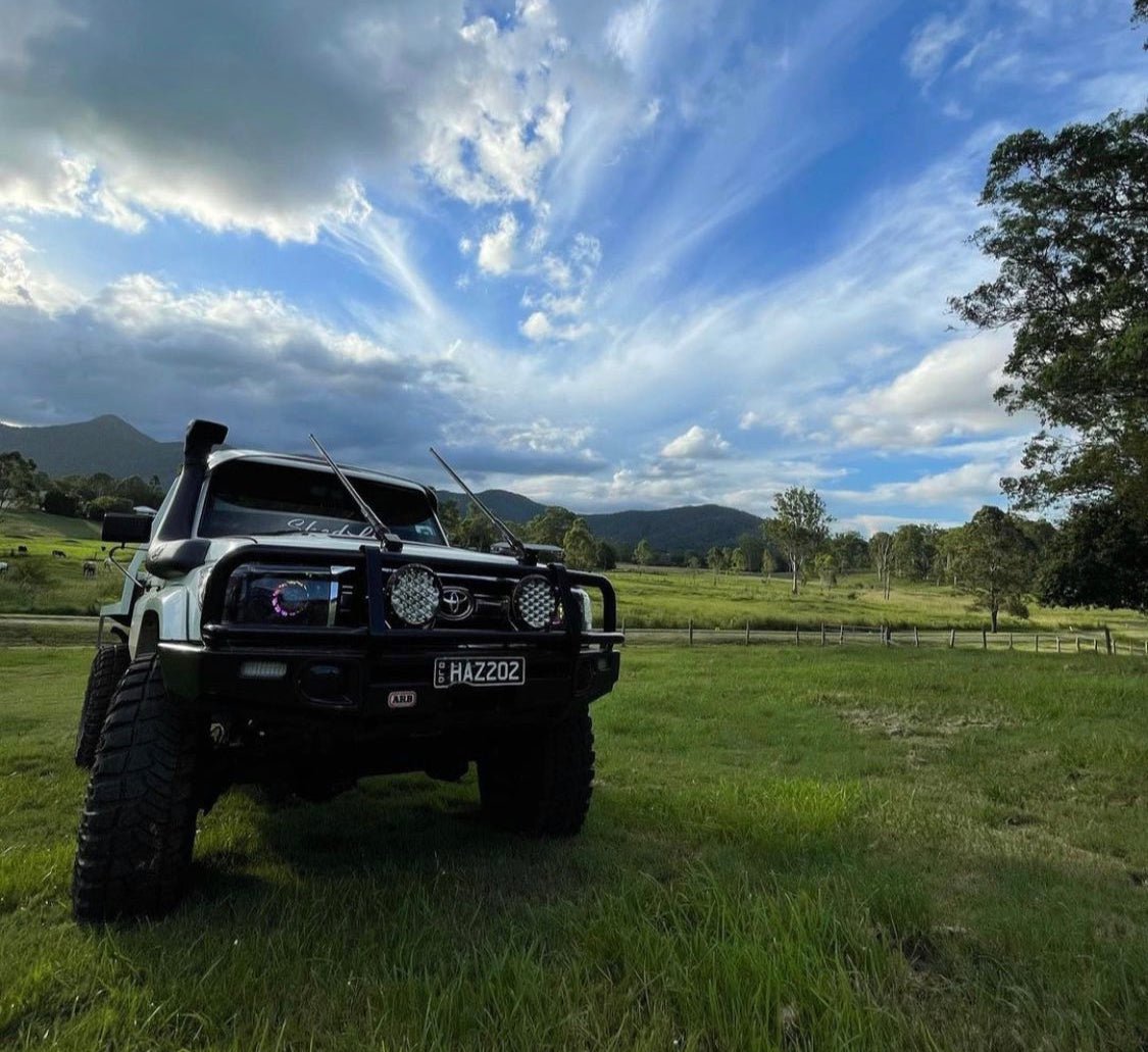 Premium Projector Headlights suitable for use with Toyota LandCruiser 70 Series - Tech4tourers