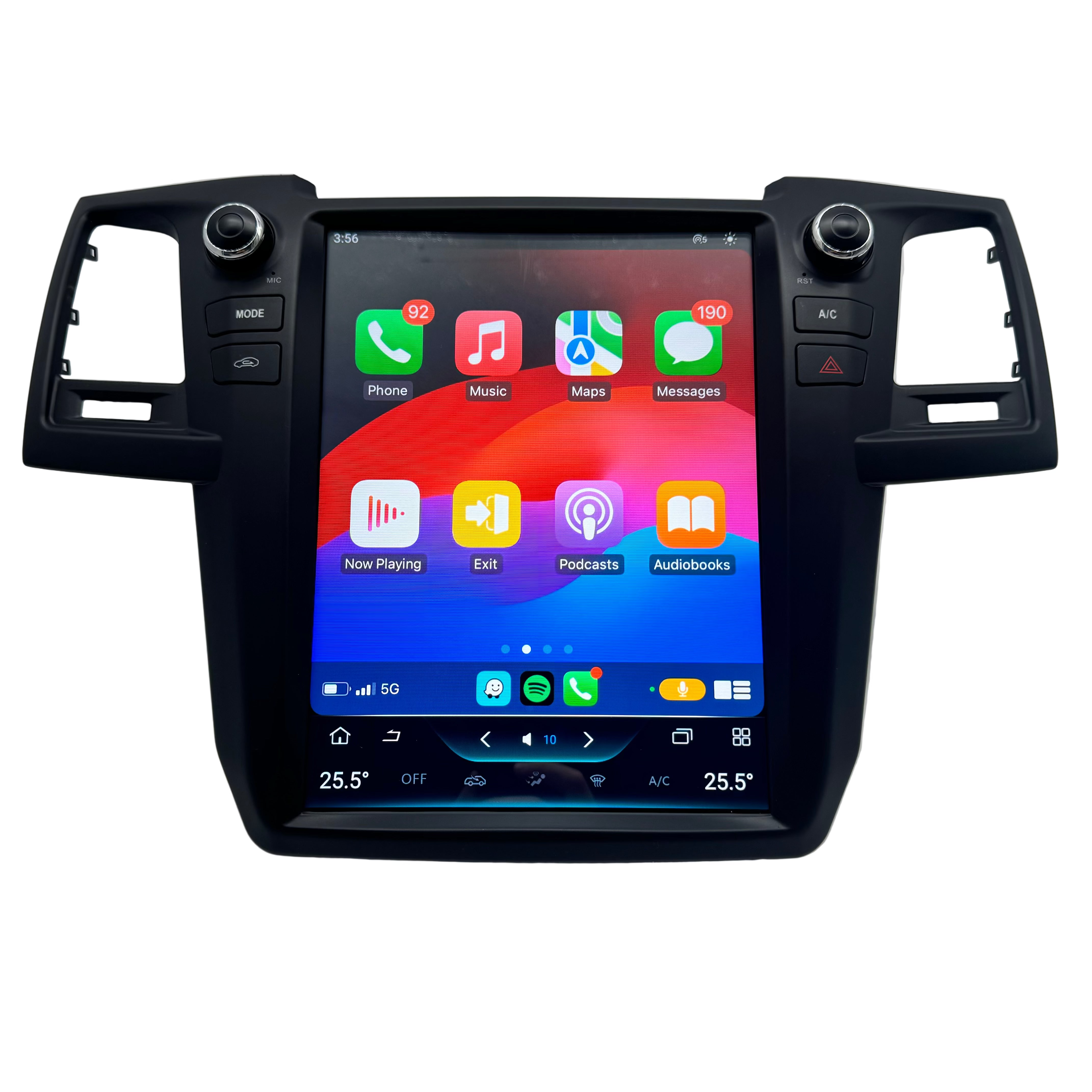 Bluetooth and reverse camera compatible Hilux N70 CarPlay system