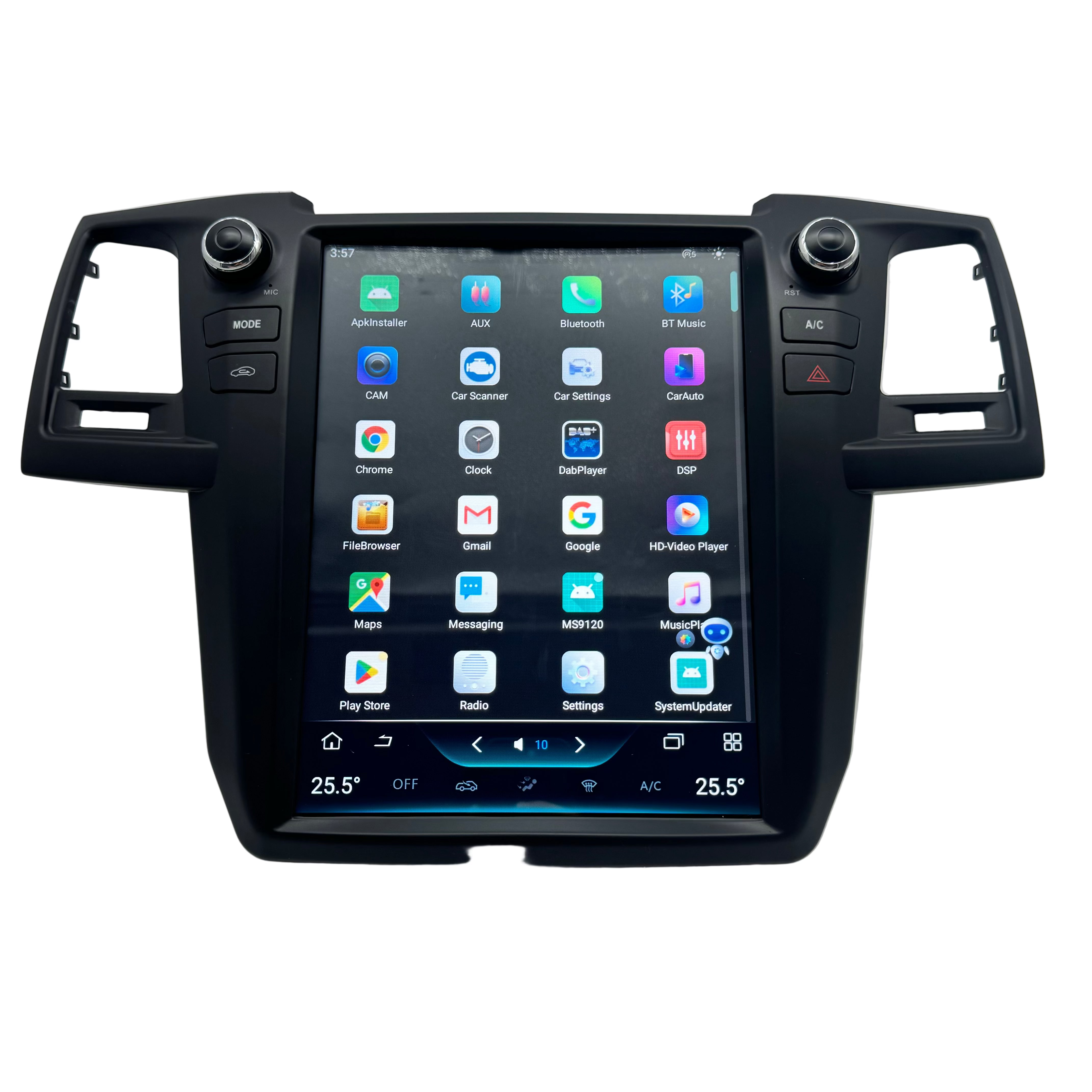 Apple CarPlay & Android Auto touchscreen head unit for Toyota Hilux N70 2005-2015