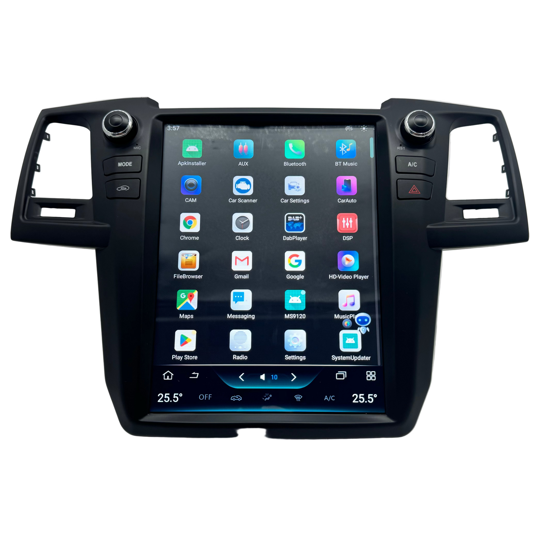 Apple CarPlay & Android Auto touchscreen head unit for Toyota Hilux N70 2005-2015