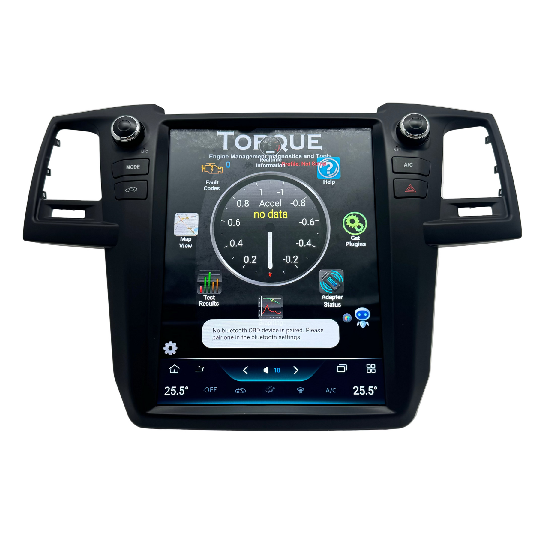 12 Inch Apple CarPlay Head Unit suitable for use with Toyota Hilux N70 2011-2015 SR5