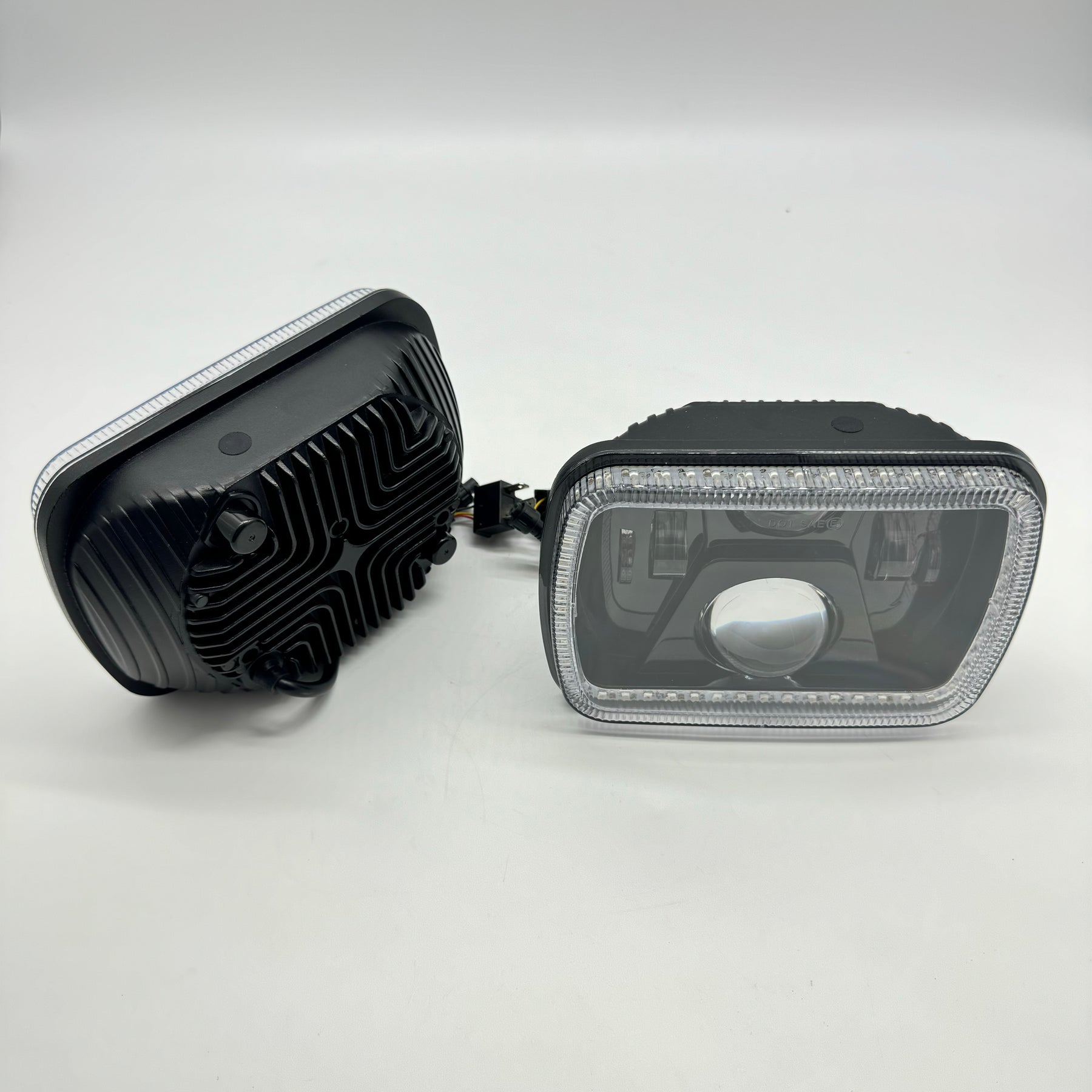 Chasing RGBW 5x7 Inch Bi-LED Headlights