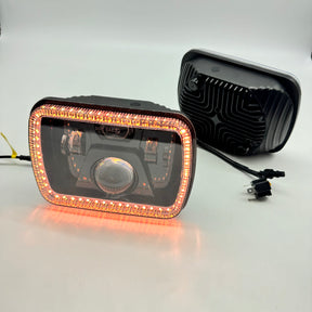 Chasing RGBW 5x7 Inch Bi-LED Headlights