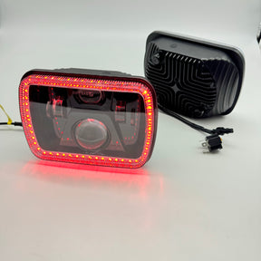 Chasing RGBW 5x7 Inch Bi-LED Headlights
