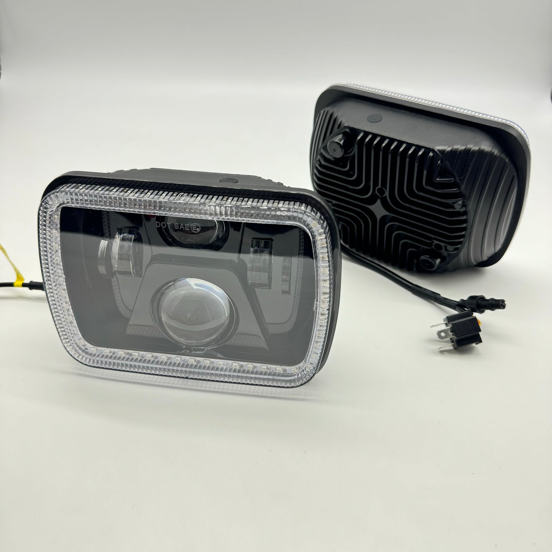 Chasing RGBW 5x7 Inch Bi-LED Headlights