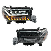 Premium Projector Headlights Suitable For Use With Toyota LandCruiser 200 Series 2016-2021