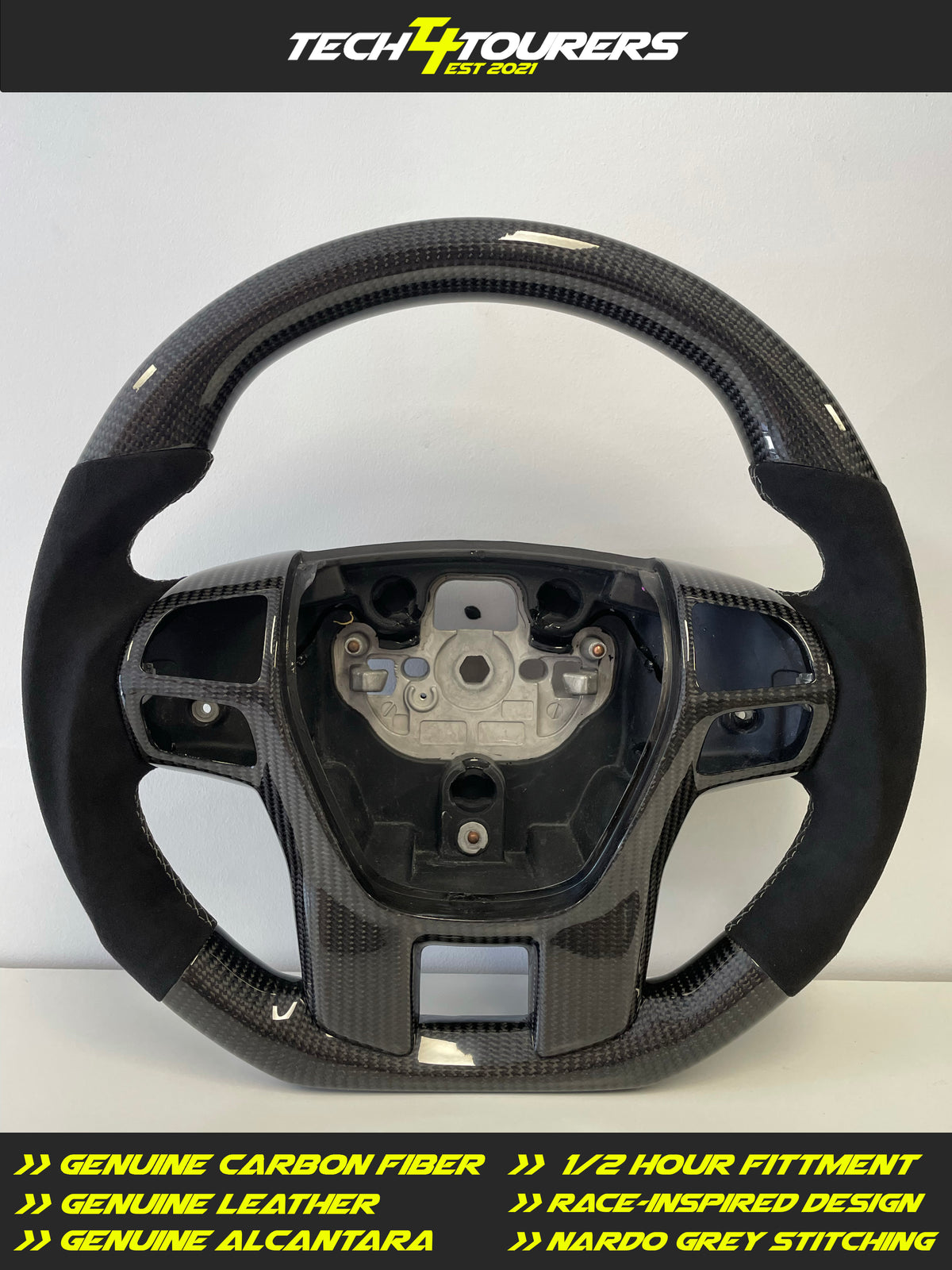 FORD RANGER PX2 2015-2022 PREMIUM STEERING WHEEL - GENUINE ALCANTARA