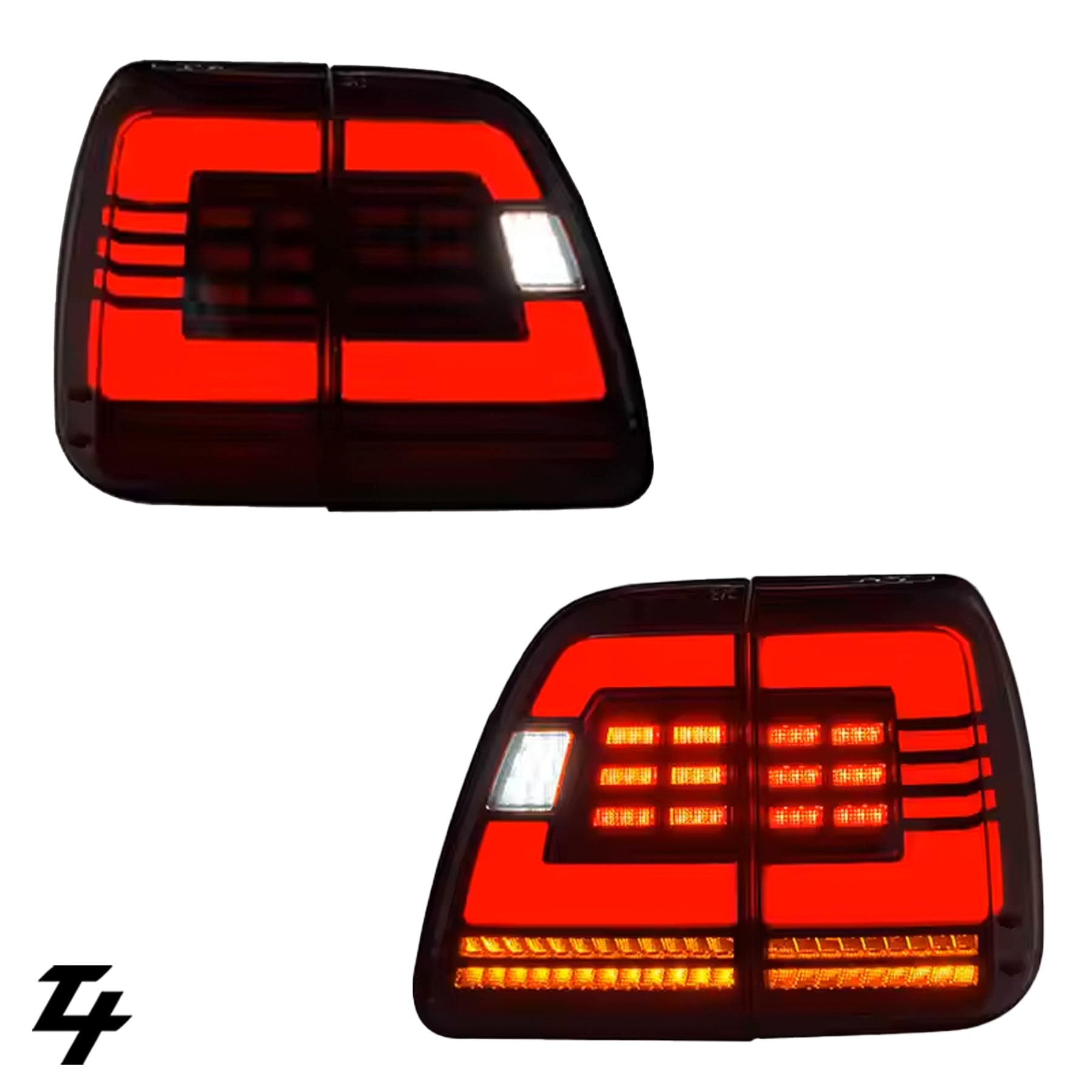 LED Tail Lights suitable for use with Lexus LX470 1998-2007