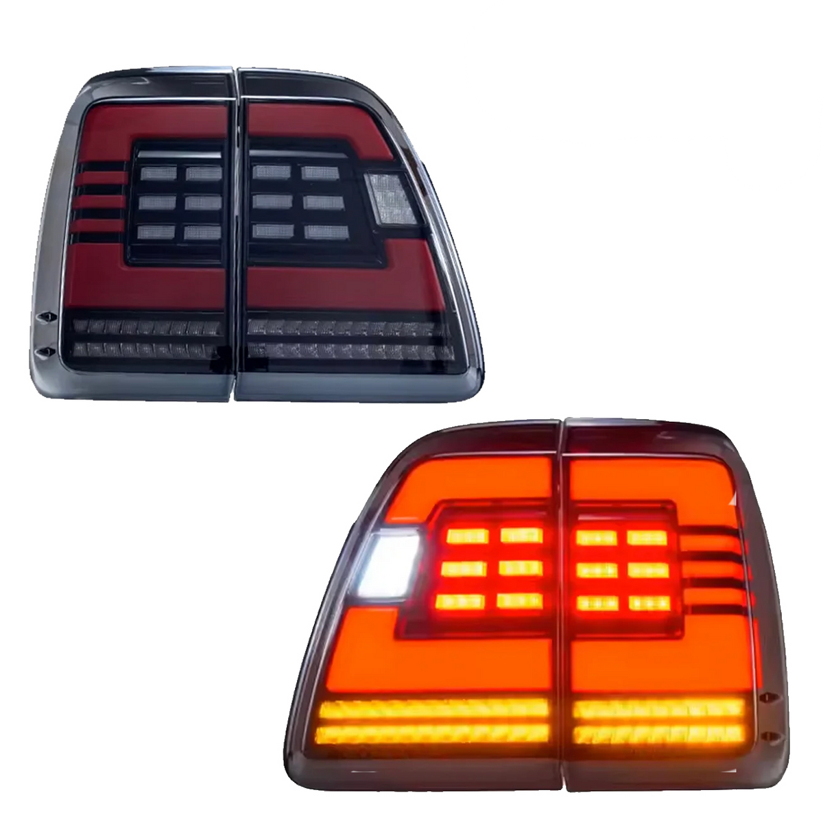 LED Tail Lights suitable for use with Lexus LX470 1998-2007