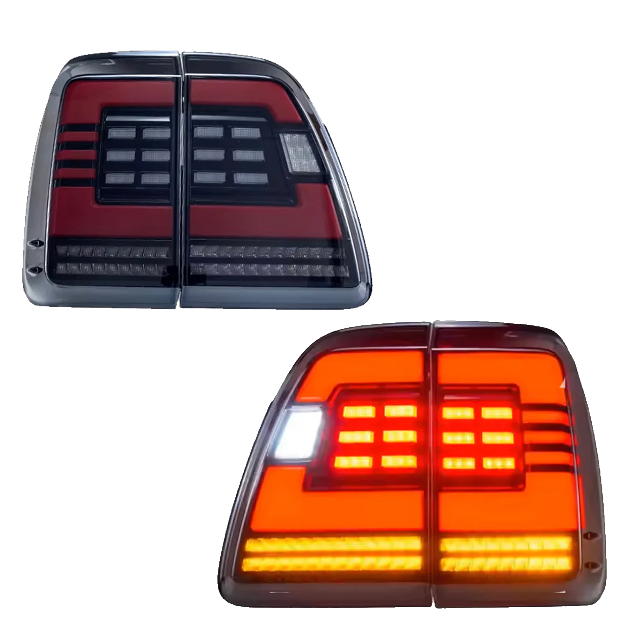 LED Tail Lights suitable for use with Lexus LX470 1998-2007