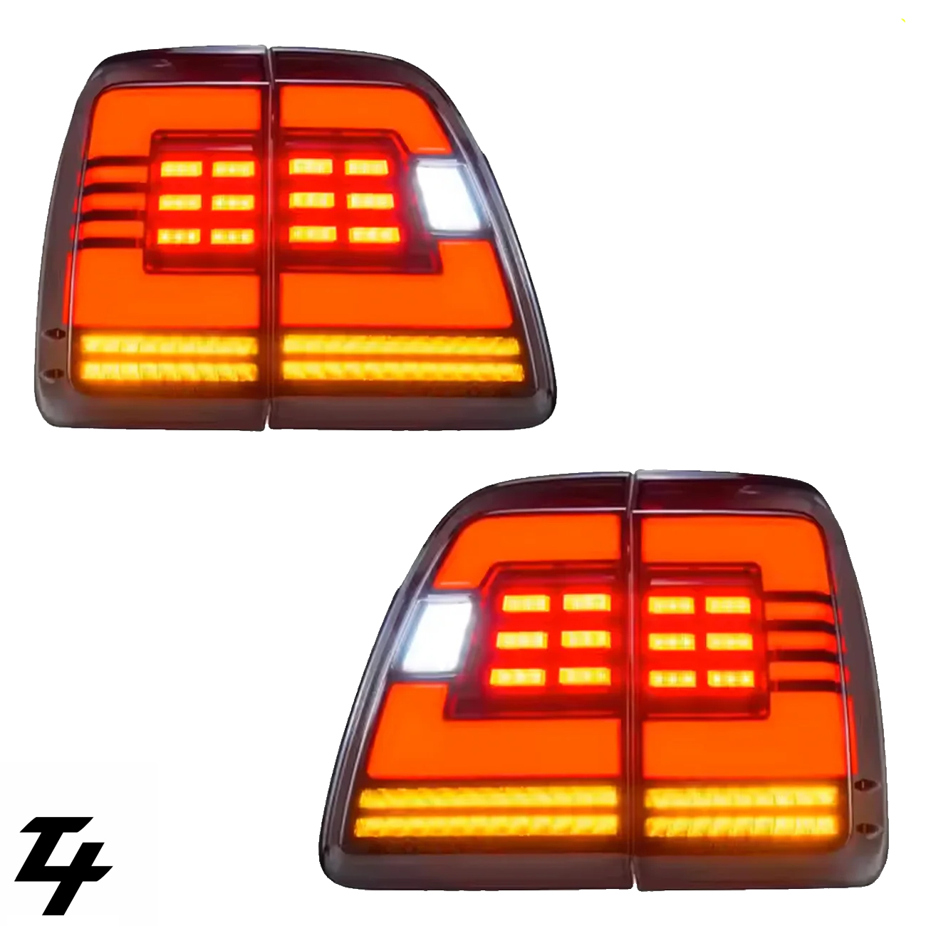 LED Tail Lights suitable for use with Lexus LX470 1998-2007