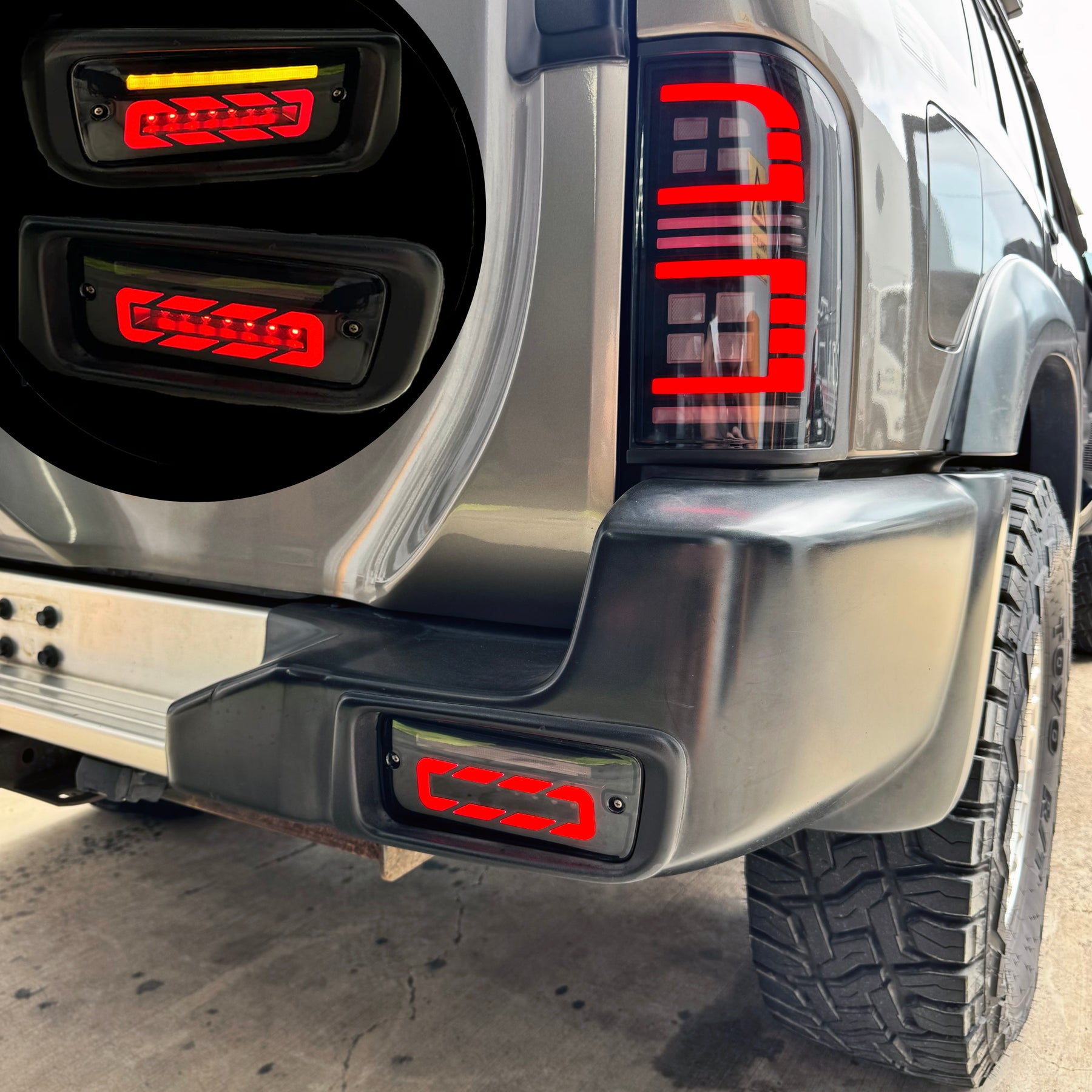 Nissan Patrol GU Y61 LED Tail Light Bundle