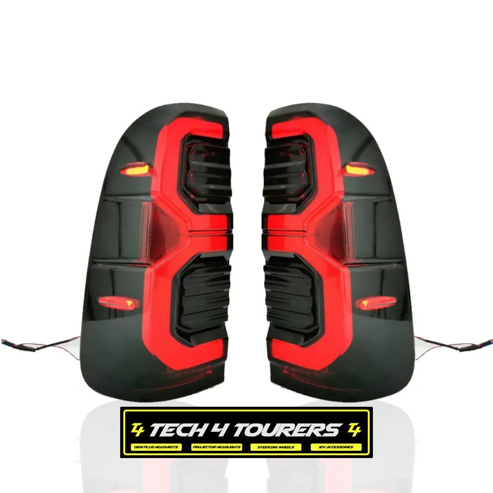 LED Tail Lights - Sequential Indicator + Start up automation suitable for use with Toyota Hilux N70 - Tech4tourers