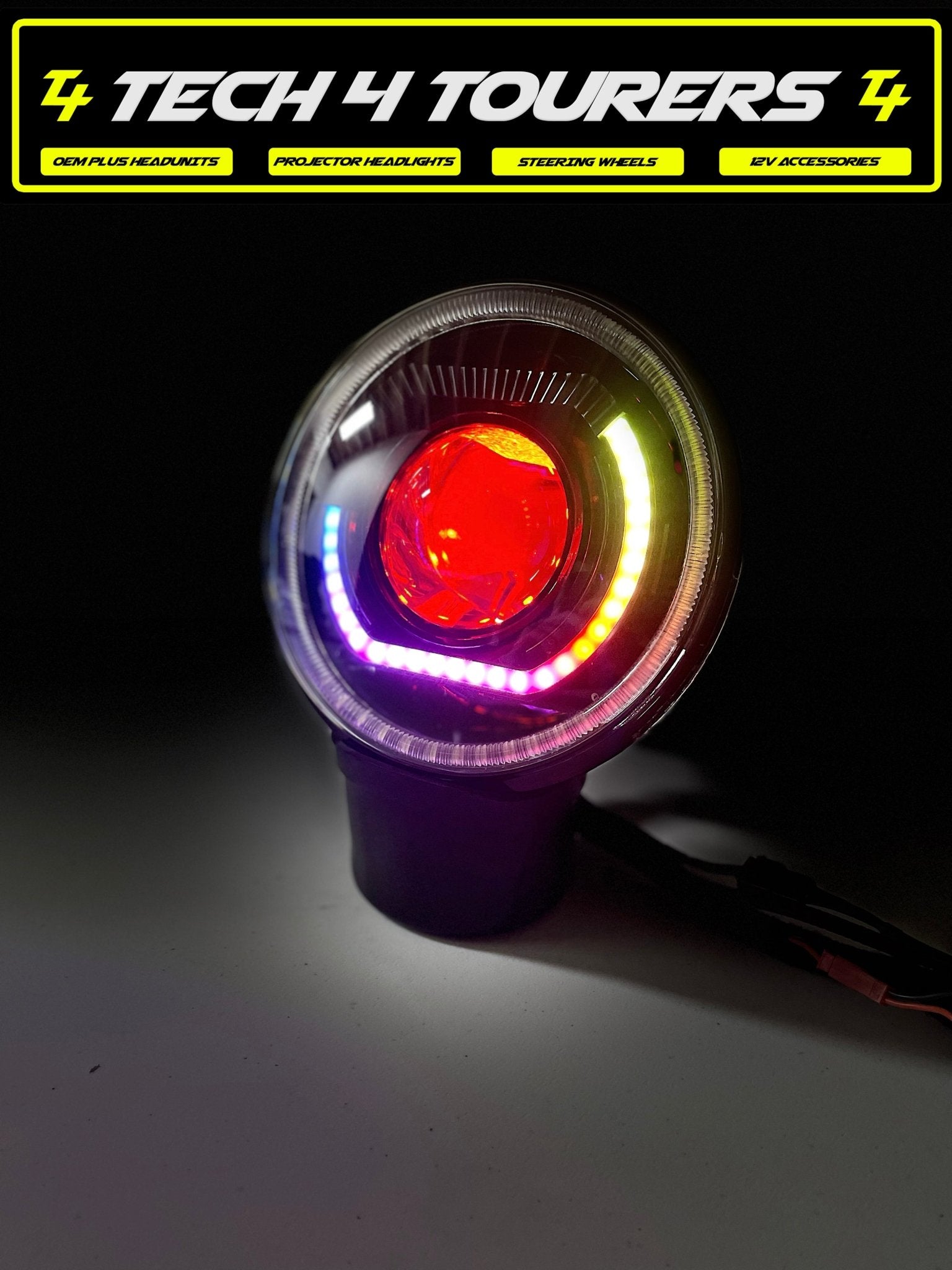 7 Inch Custom/Projector Headlights - Tech4tourers