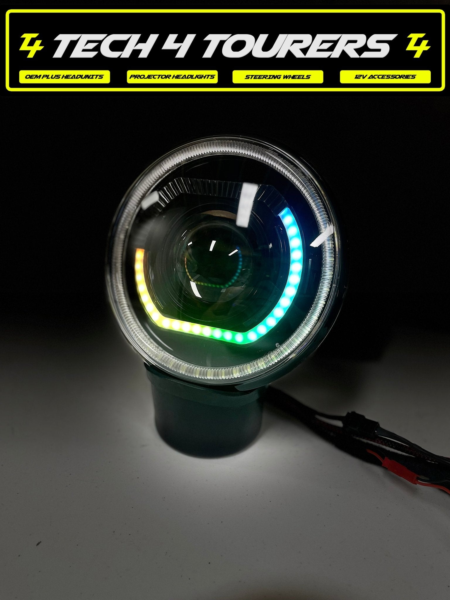 7 Inch Custom/Projector Headlights - Tech4tourers