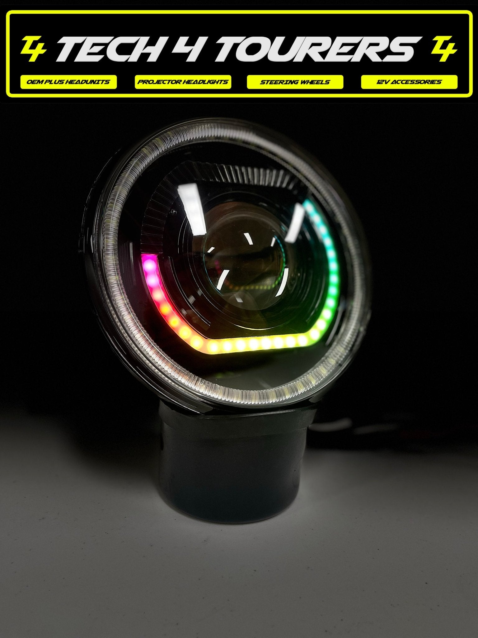 7 Inch Custom/Projector Headlights - Tech4tourers