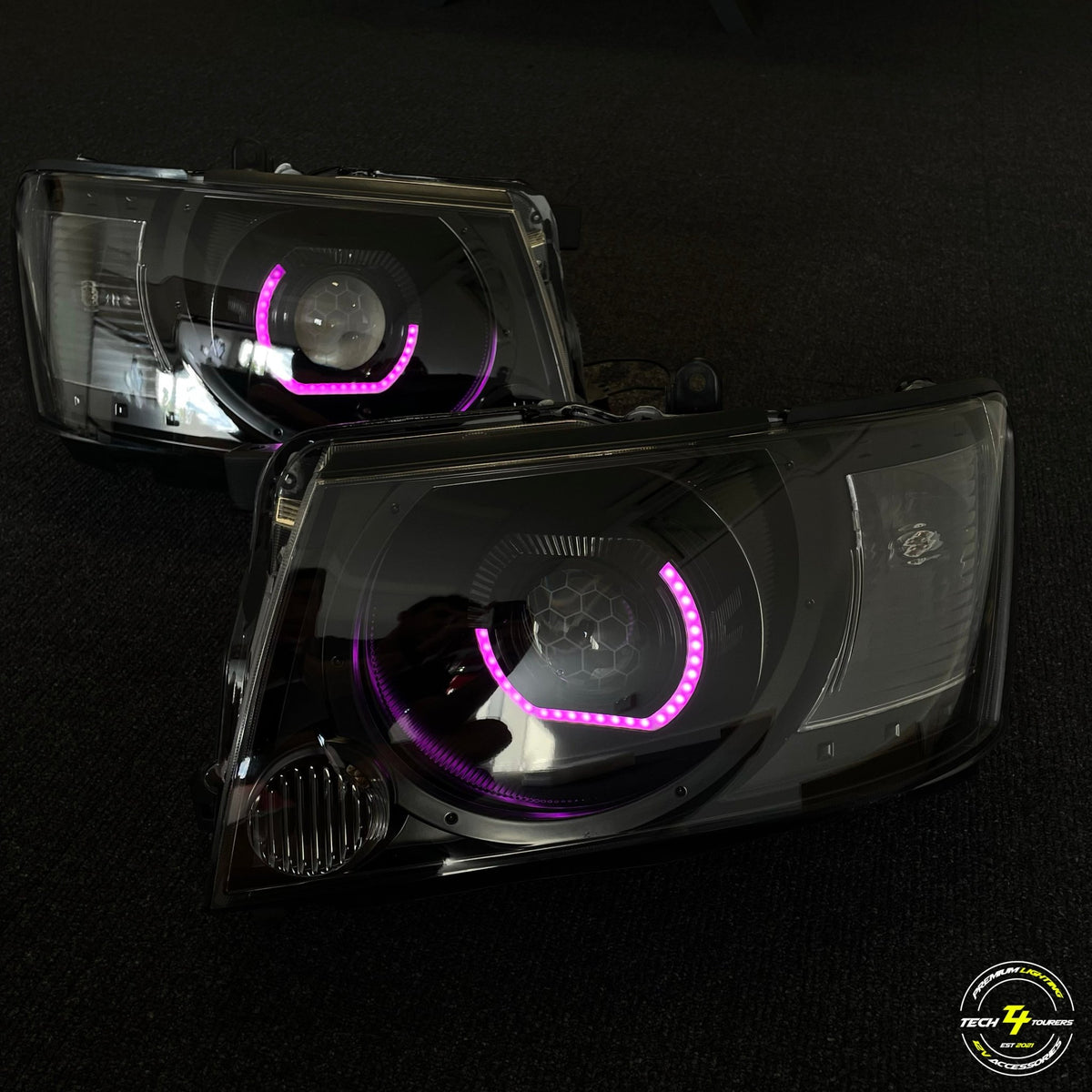 Nissan Patrol Gu S4 Projector/Custom Headlights - Tech4tourers