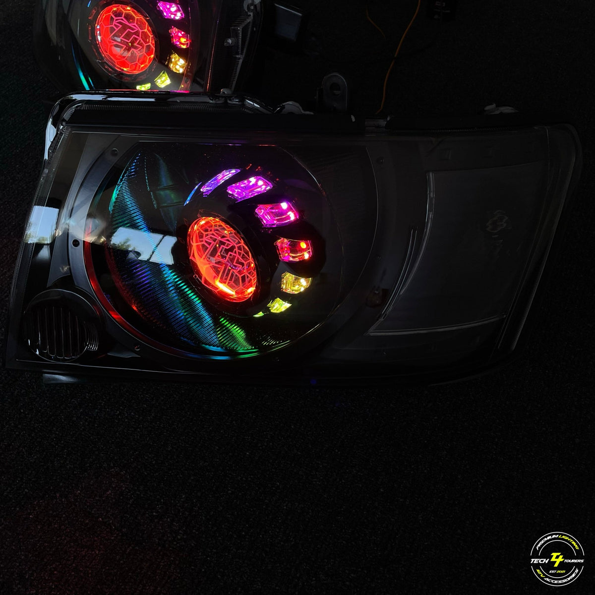 Nissan Patrol Gu S4 Projector/Custom Headlights - Tech4tourers