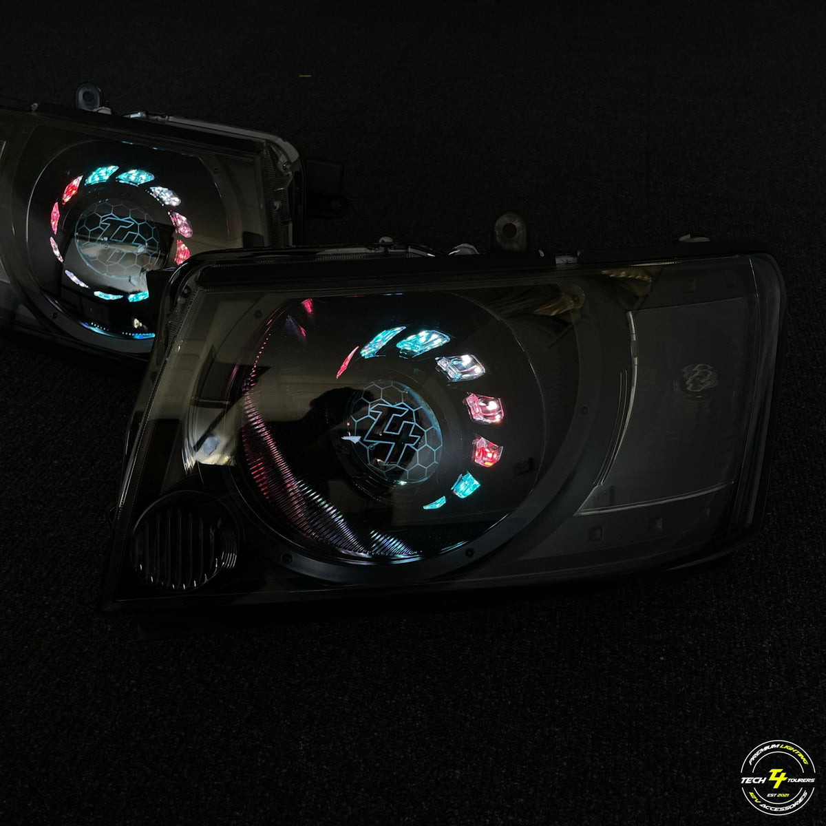 Nissan Patrol Gu S4 Projector/Custom Headlights - Tech4tourers