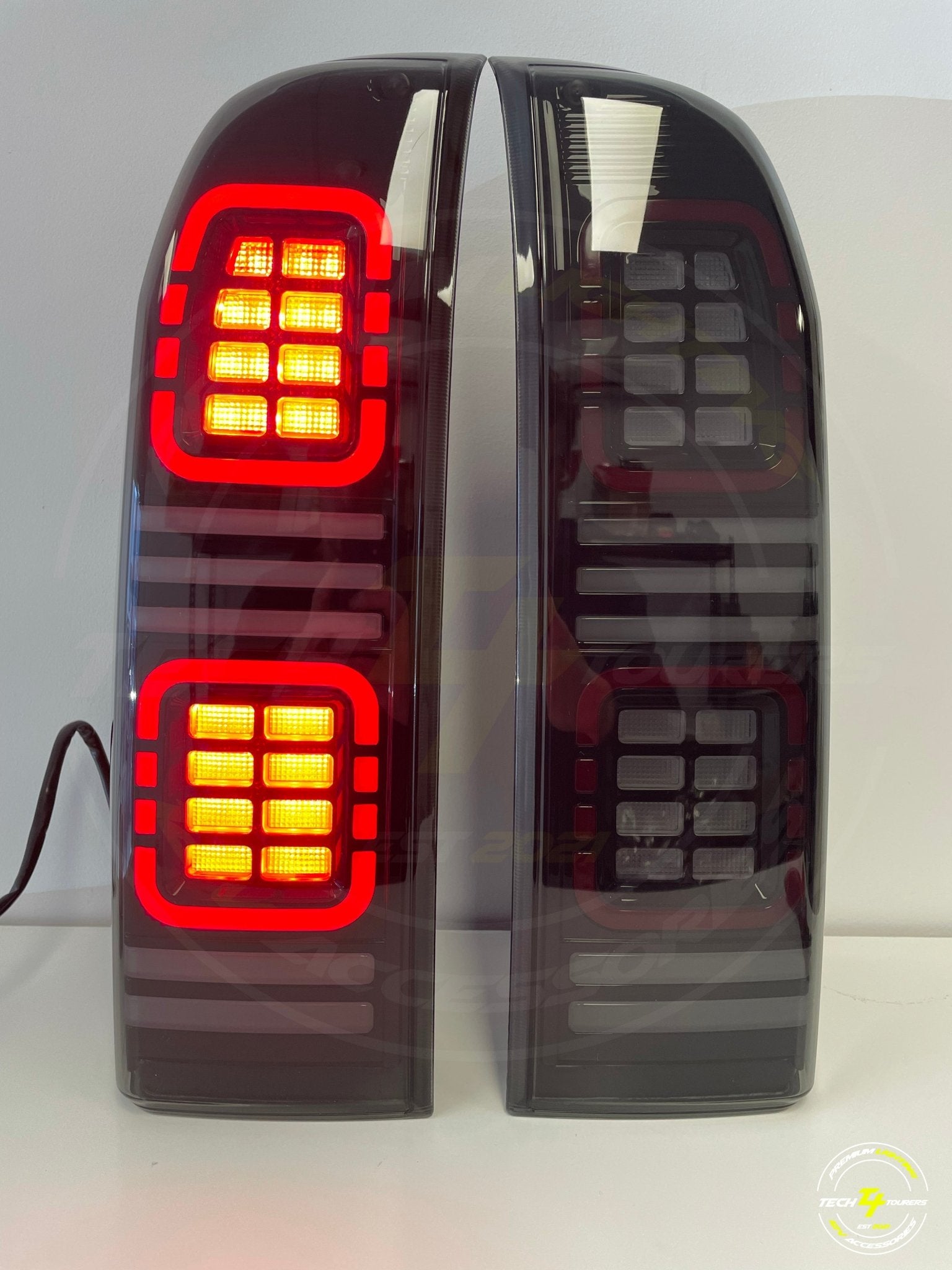 Nissan Gu Patrol Series 4 LED Tail Lights with T4T Plug & Play Harness - Tech4tourers