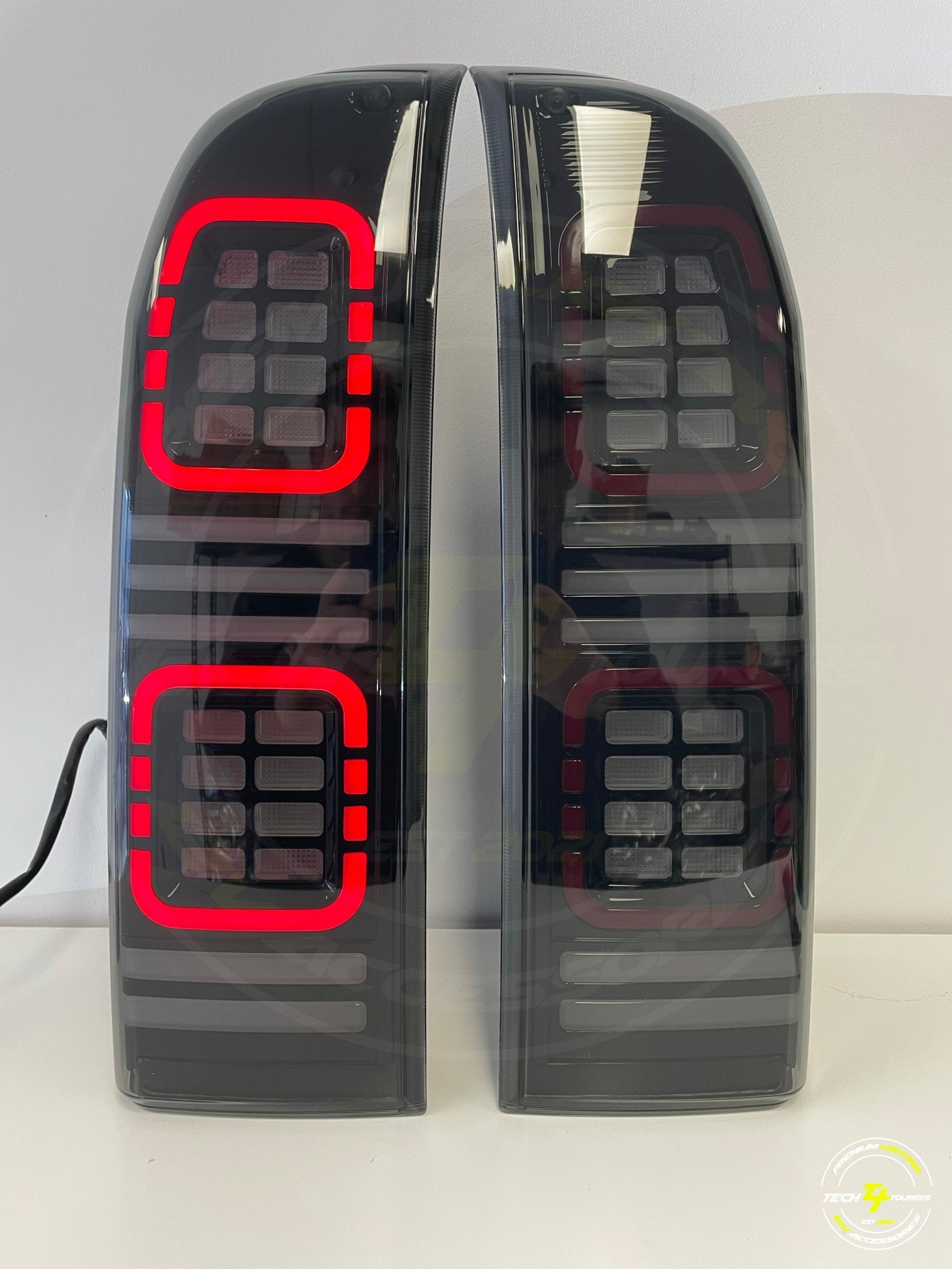 Nissan Gu Patrol Series 4 LED Tail Lights with T4T Plug & Play Harness - Tech4tourers