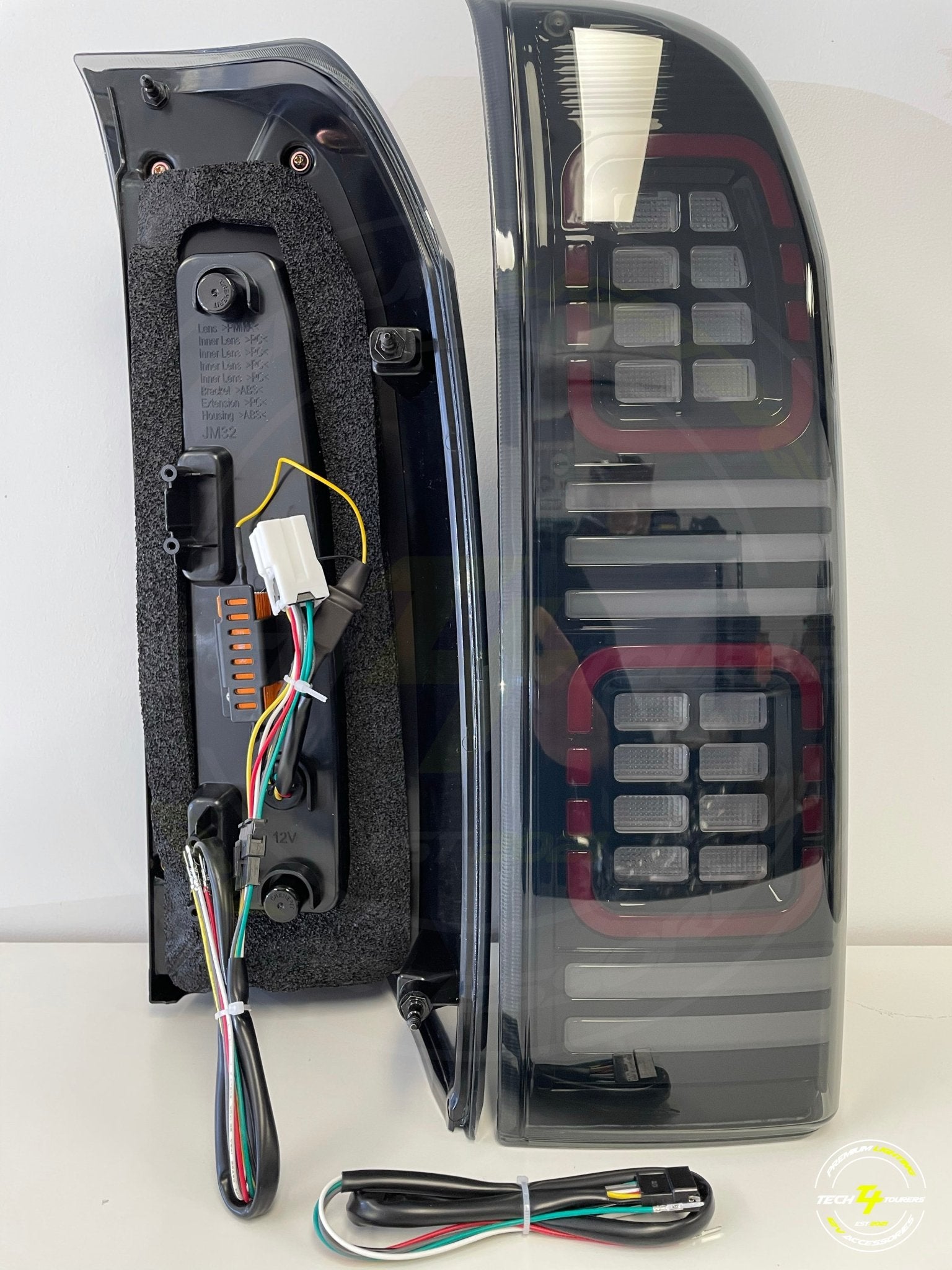 Nissan Gu Patrol Series 4 LED Tail Lights with T4T Plug & Play Harness - Tech4tourers