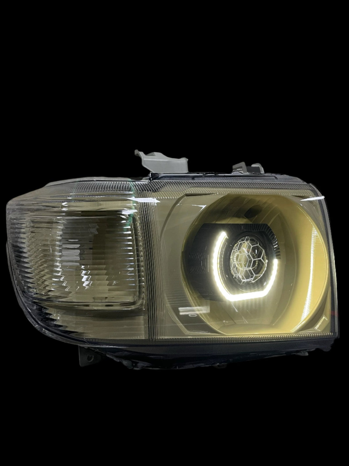 Premium Projector Headlights suitable for use with Toyota LandCruiser 70 Series - Tech4tourers