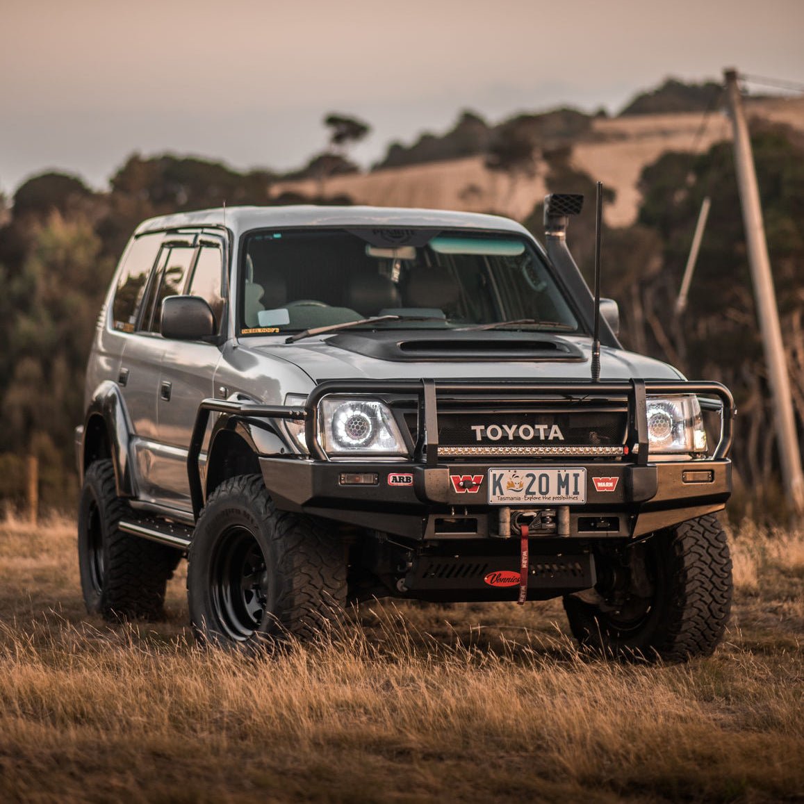 Premium Projector Headlights suitable for use with 90 Series Prado - Tech4tourers