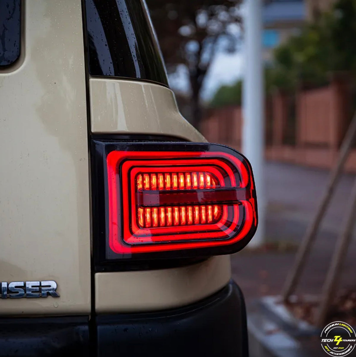 LED Tail Lights suitable for use with Toyota FJ Cruiser - Tech4tourers
