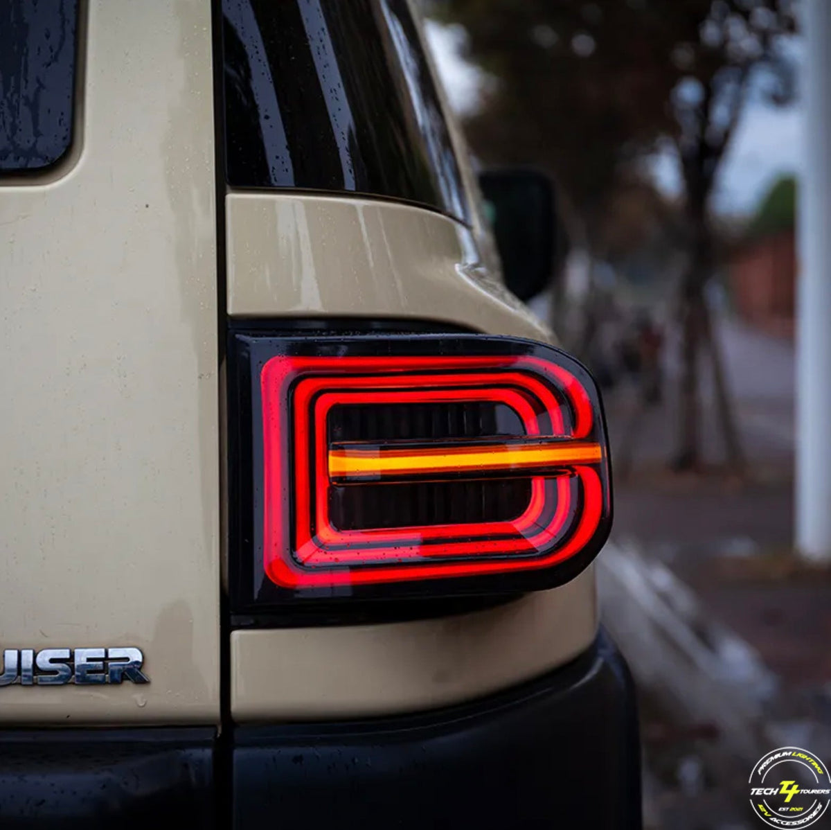 LED Tail Lights suitable for use with Toyota FJ Cruiser - Tech4tourers
