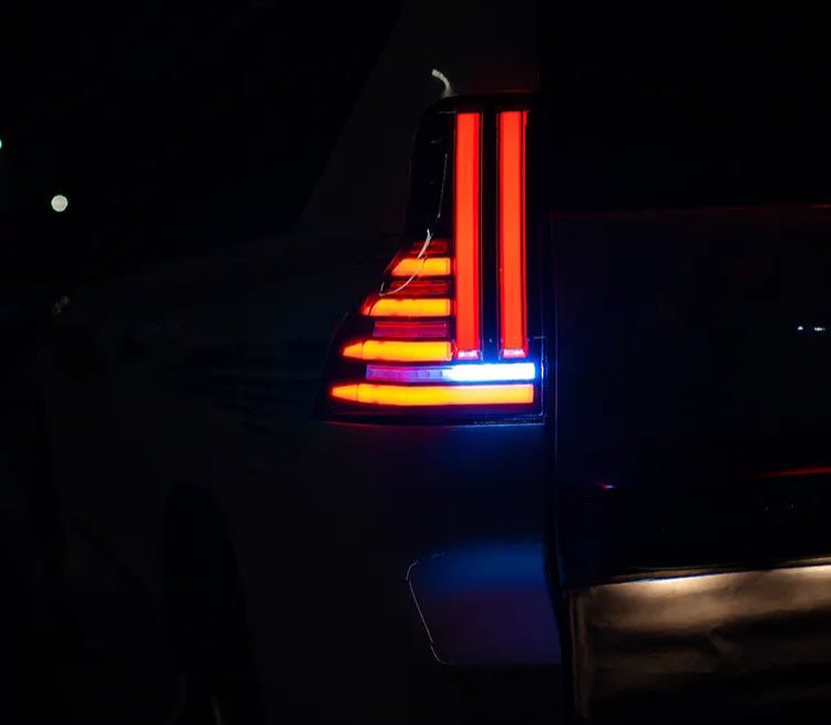 LED Tail Lights suitable for use with Toyota Prado 150 2010 - 2023 - Tech4tourers