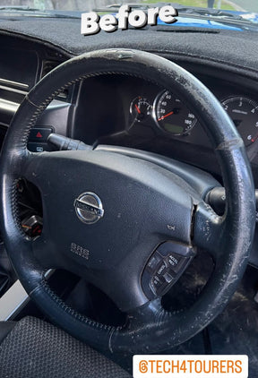 nissan patrol custom steering wheel