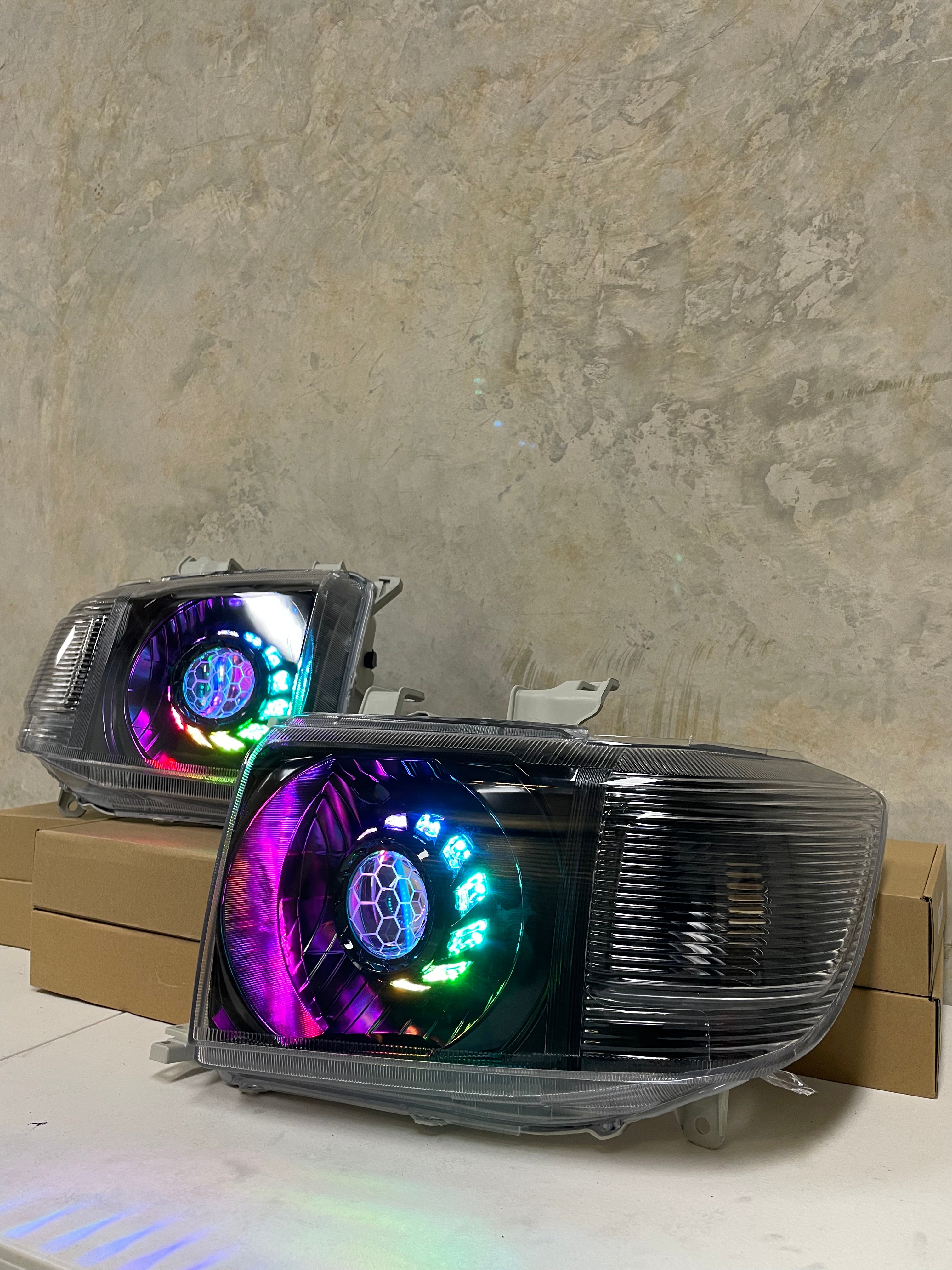 landcruiser custom headlights 