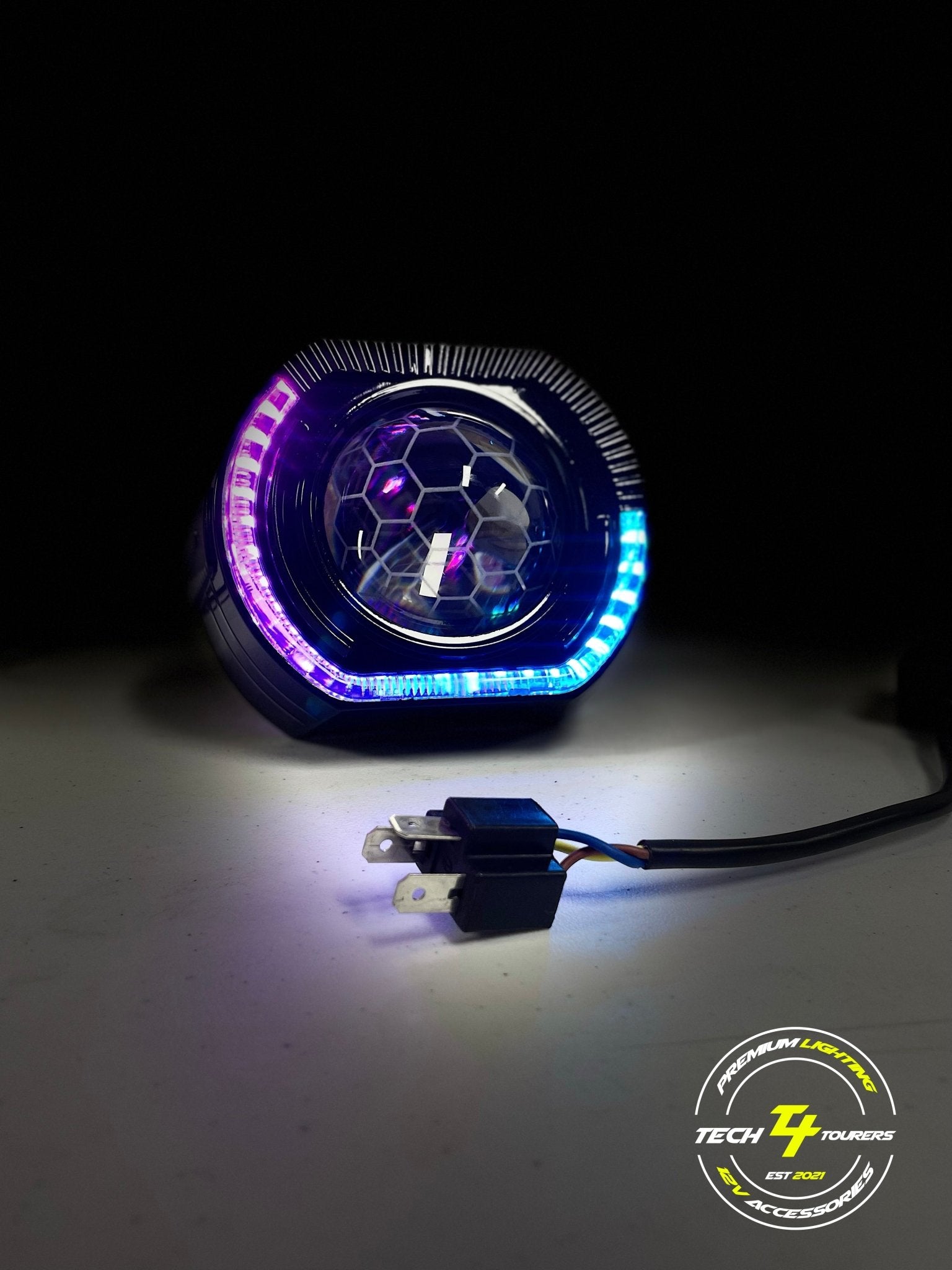 Premium Projector Headlights suitable for use with Toyota Hilux N70 Pre facelift - Tech4tourers